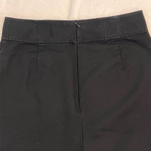 Old Navy Black High Rise Stretch Cotton Pencil Skirt [14] Classic Career Wear - Picture 4 of 9